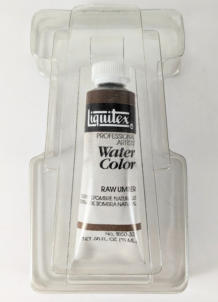 Liquitex Professional Artists’ Watercolor Raw Umber 15 ml New Old Stock
