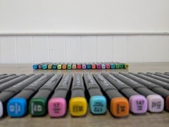 Variety Of 69 Touch Pens Dual Tip (Broad & Fine) Art Marker Colouring Pens