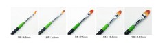 HWAHONG Artist Design Paint Brush Filbert Flat Brush 982 1Set (5ea Brushes)