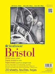Artist-Grade 300 Series Bristol Vellum Pad – 9×12, 100lb for Impressive Art