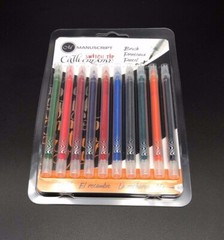 Manuscript Calli Creative Switch Tip Brush Refill Set of 10 Pen Not Included