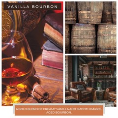 A Cheerful Giver – Vanilla Bourbon Scented Glass Jar 24oz,