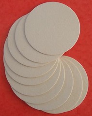 20 Blank Coasters for Art and Craft -Round and Square (PLEASE READ DESCRIPTION)