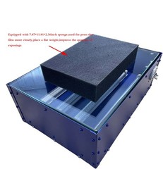 INTBUYING UV Exposure Unit 18×12 Inches Silk Area, blue