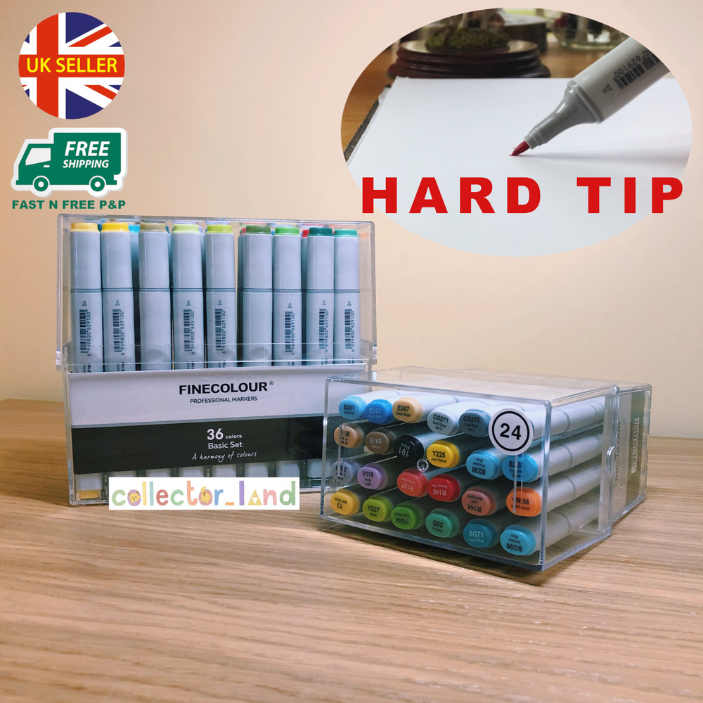 EF100 Finecolour Sketch Hard-Tip Marker Double-Ended Refillable Variation UK Pen