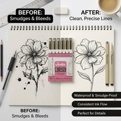 Yardlio Fineliner Pens Set of 6 Journaling Drawing Writing Pens Bulk (Lot of 20)