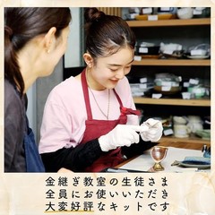 Japanese Kintsugi Repair Kit Gold Silver Beginner Ceramic Repair TSUGUKIT