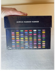 Acrylic Flexible Brush Tip Markers 80 Colors/Markers NEW SEALED IN BOX