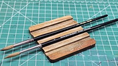 Lot Of 2 Kolinsky Sable Artist Brushes TVB Size 8, Kevin Bouton-Scott Size 7