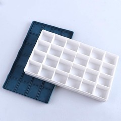 Plastic Paint Palette with Lid Watercolor Acrylic Oil Paint Storage Tray for