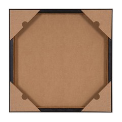 Kate And Laurel Sylvie Blank Framed Canvas Wall Art 22X22 Brown Modern Empty