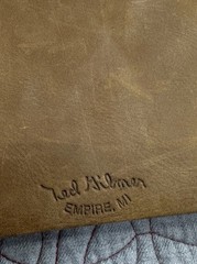 Ted Gilmer Extra Large Leather Wood Spine Sketch Book