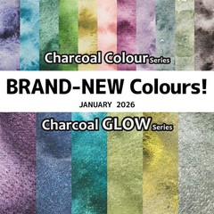 Kusakabe Artist Watercolor Full Set Charcoal Glow 6 + Charcoal Colors 12 10ml