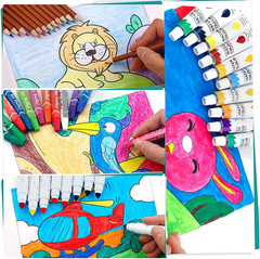 Art Set, 139 Pack Painting Drawing Art Supplies Kit with 2 Sketch Pads, Double L