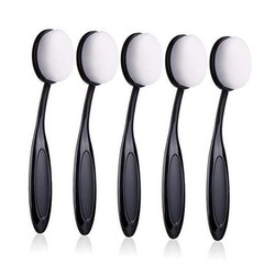Craft Ink Blending Brush Set 5 pcs Same Size Color Blending Paper 5 PCS Black