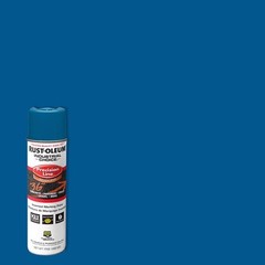 Rust-Oleum 203022 Caution Blue Semi-Gloss Marking Paint 17 oz. (Pack of 12)