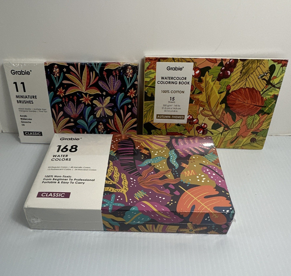 Grabie Classic 168 Water Colors Multicolor Watercolor Set Paint Set