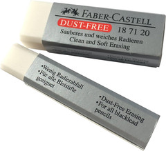[Pack of 4] LARGE Eraser Dust Free Clean and Soft Erasing for ART, OFFICE, SCHO