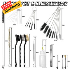 Spray Gun Cleaning Kit, Universal Paint Cleaner Brushes Set, Paint…