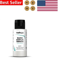 60ml Gloss Acrylic Varnish Non-Yellowing Scratch Proof Interior Exterior