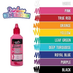 Tulip Puff Paint Kits Rainbow Color Collection, 1.25 Fl Oz (Pack of 10)
