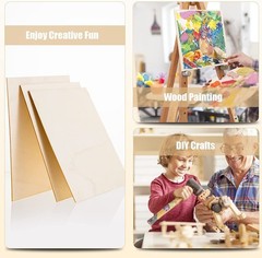 12 Pack 12 x 12 x 1/16 Inch-2 mm Thick Basswood Sheets for Crafts Unfinished …
