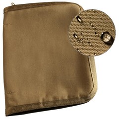 Weatherproof CORDURA Fabric, 1/2″ Ring Binder Cover, 6.75″ x 8.875″, Tan Cove…