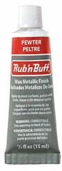 Amaco Rub ‘N Buff Wax Metallic Finish, Pewter, 0.5-Fluid Ounce