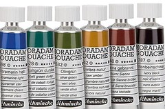 Schmincke – HORADAM® Gouache, 10 x 0,51 fl oz / 15 ml tubes, 72 701 097, 10