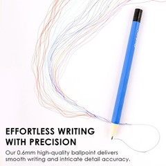 Grabie Erasable Gel Pens, 9 Colors 1 Count (Pack of 1), 9 Pens