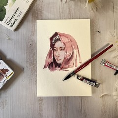 5×7 inch 300 LB 100% Cotton Watercolor Block 10 Sheets Cold Press Paper