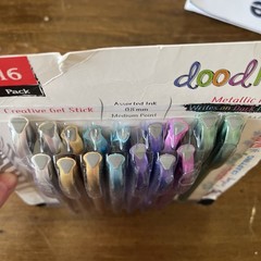 Zebra Doodler’z 16 pk Metallic Ink Creative Gel Stick Pens 0.8mm DISCONTINUED