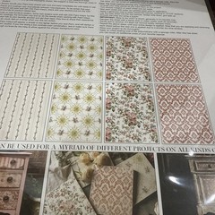 Iron Orchid Designs – IOD – Paint Inlays – Brand New -Latice Rose