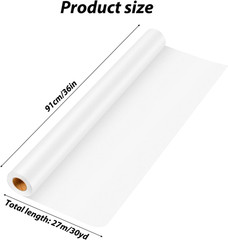 Tracing Paper Roll 36 Inches x 30 Yards, Large Trace Paper White Pattern Paper
