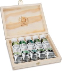 Schmincke Horadam Watercolor Forest Supergranulation Set of 5, 15ml Tubes #74851