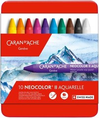 Caran d’Ache Creative Art Materials NeoColor II Water Soluble Wax Pastel Set