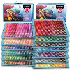 KALOUR Pro Colored Pencils,Set of 520 Colors,Artists Soft Core with Vibrant Colo