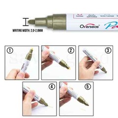 3-12 Paint Pen Marker Waterproof Permanent Car Tire Lettering Rubber