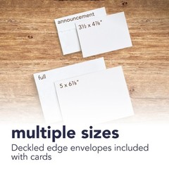 Strathmore 105-260-1 Creative Cards and Envelopes 5″ x 6.875″, 50 Pack,