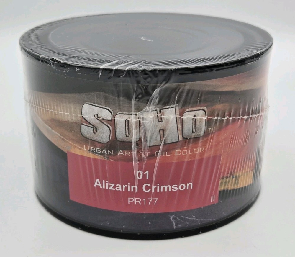 SoHo Urban Artist Oil Paint Alizarin Crimson 430ml Professional Can NEW