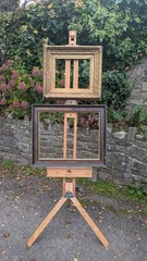 TWO (2X) Vintage Windsor & Newton Artist Adjustable Solid Beech Easels EXCELLENT