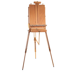 Mabef M22 Art Easel & Tray Italy Oil Painting Wood Folding Art Tool Packable EUC