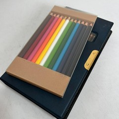 Sakura watercolor colored pencils 12 colors + Mitsubishi oil-based color