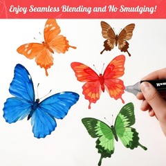 Markers, 80 Colors Dual Tip Art Markers Set – Perfect for Coloring