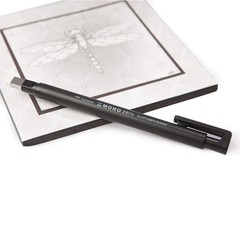 Tombow Mono Zero Eraser, Rectangle 2.5mm Rectangular Tip, Black