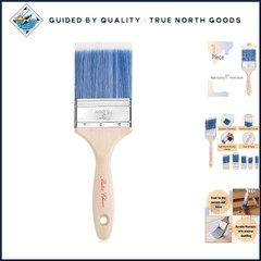 3-Inch Paint Brush with Fine Point Bristles for Smooth Application and Coverage