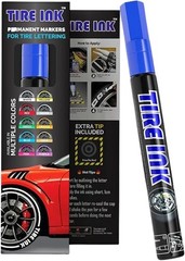 Permanent Paint Marker for Car Wheels – Blue Ink
