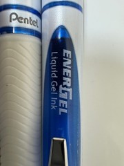 4 Pentel EnerGel Pearl Gel Pens Blue Ink BLN77PW-C New loose 0.7MM NEEDLE TIP