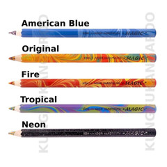 KOH-I-NOOR 3406 Multicoloured Jumbo MAGIC Pencils Crayons Art – 5 Colours