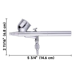 Salon Makeup Airbrush Tool 0.3mm Dual Action Nail Art Makeup Tattoo Spray Gun